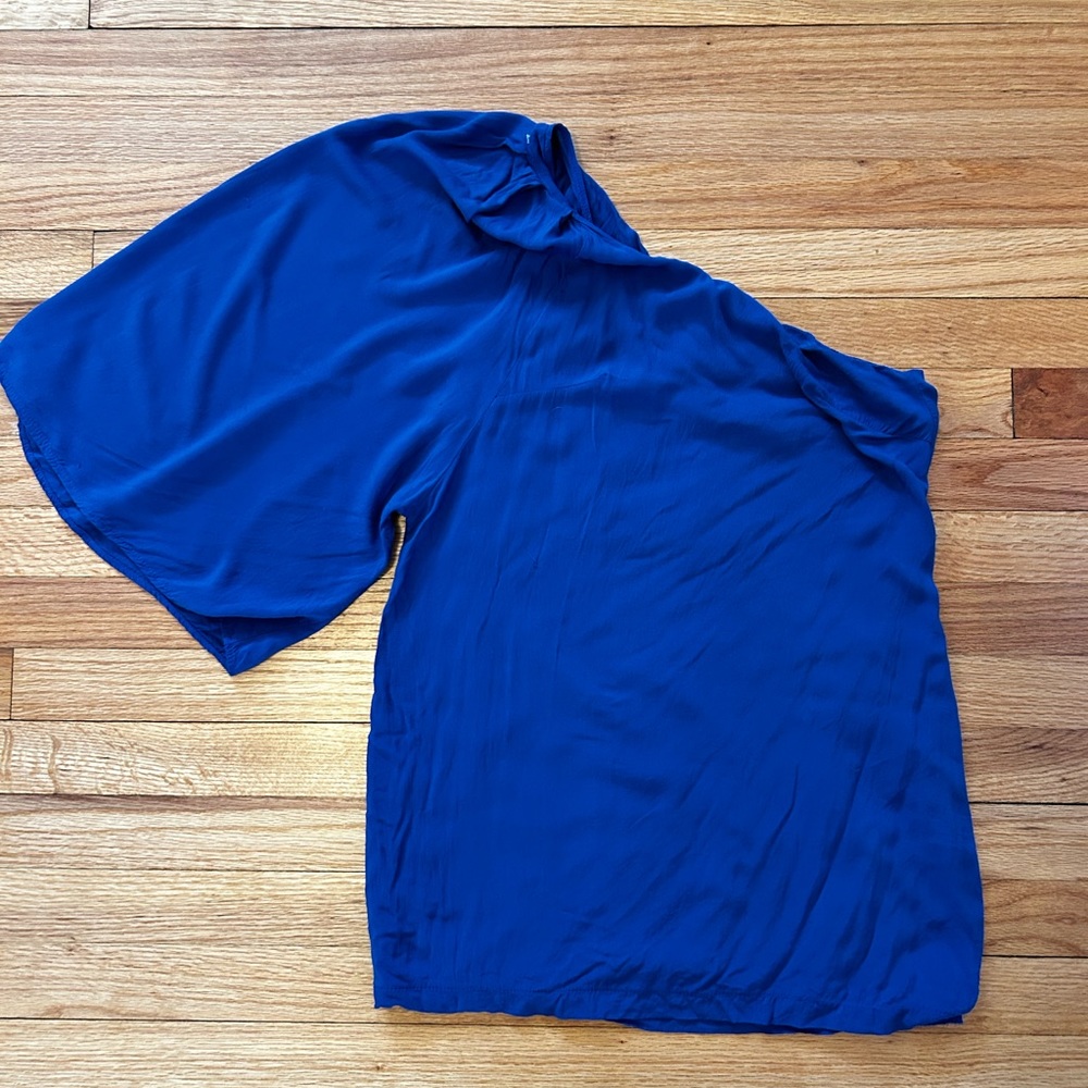 Cobalt Blue One Shoulder Dress
